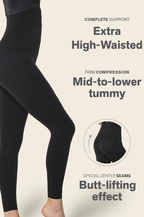 Leonisa Extra High Waisted Firm Compression Legging